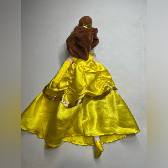 TY Beanie Babies Sparkle Disney's Belle Plush No Hang Tag Princess Yellow Dress - Picture 2 of 3